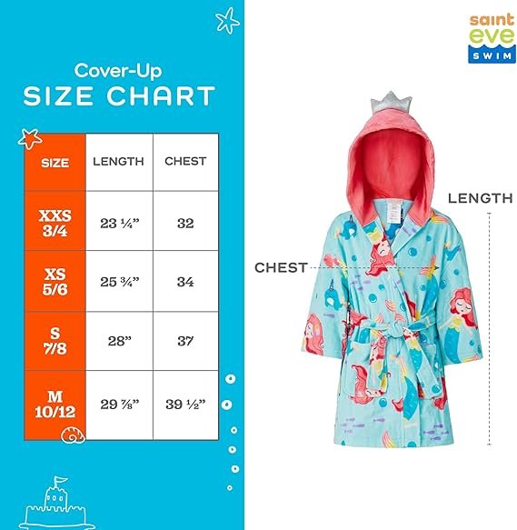 Kids Hooded Terry Robe - Image 2