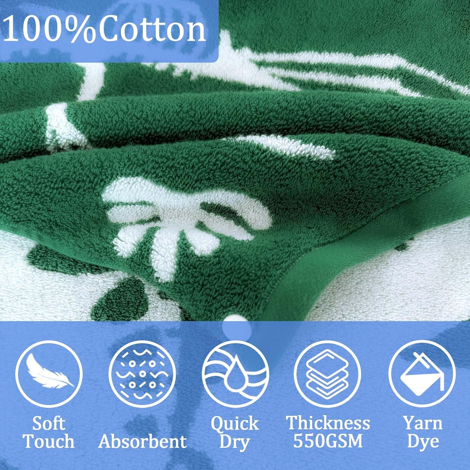 Dinosaur Hooded Poncho Towels - Image 3